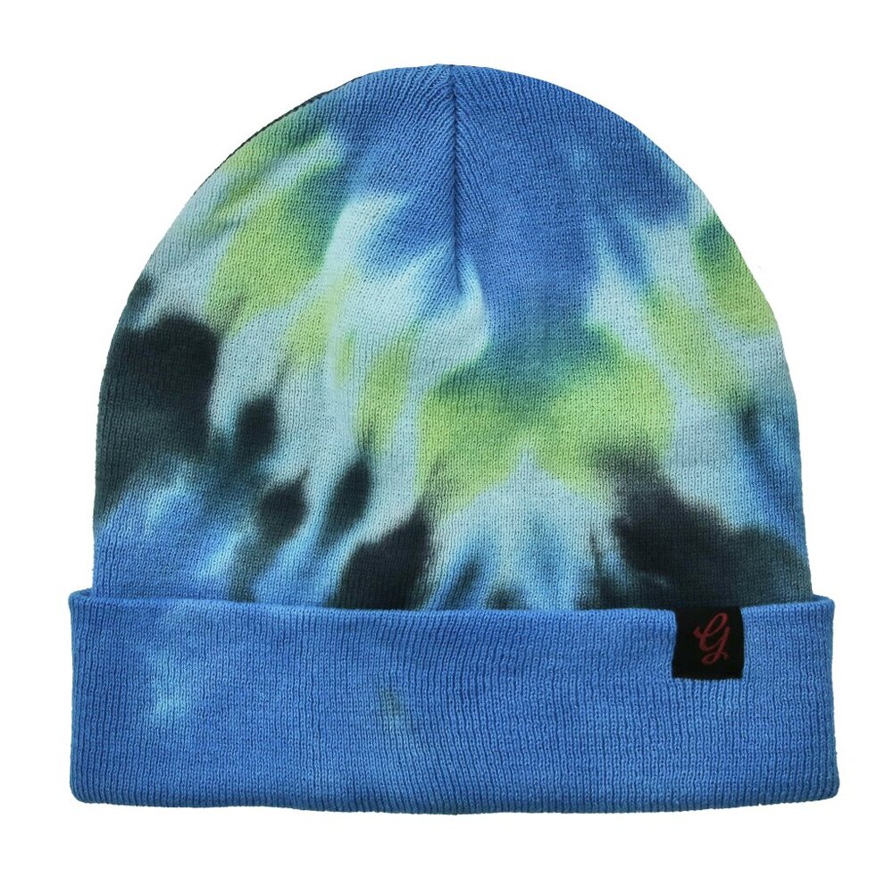 Cozy Sleek and Fitted Tie-Dye Knit Beanie for Effortless Style and Warmth Unisex